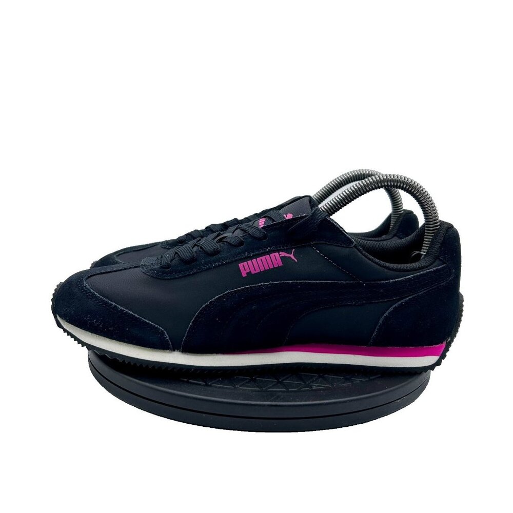 Puma Womens Rio Speed 358650 01 Black Running Shoes Sneakers Size 9